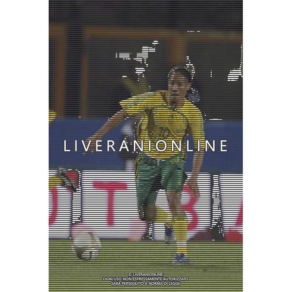 SIENA, 17 OTTOBRE 2007 CALCIO AMICHEVOLE ITALIA SUD AFRICA NELLA FOTO: STEVEN PIENAAR FOTO AG. A. LIVERANI