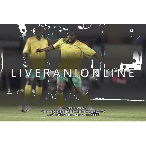 SIENA, 17 OTTOBRE 2007 CALCIO AMICHEVOLE ITALIA SUD AFRICA NELLA FOTO: MACBETH SIBAYA FOTO AG. A. LIVERANI