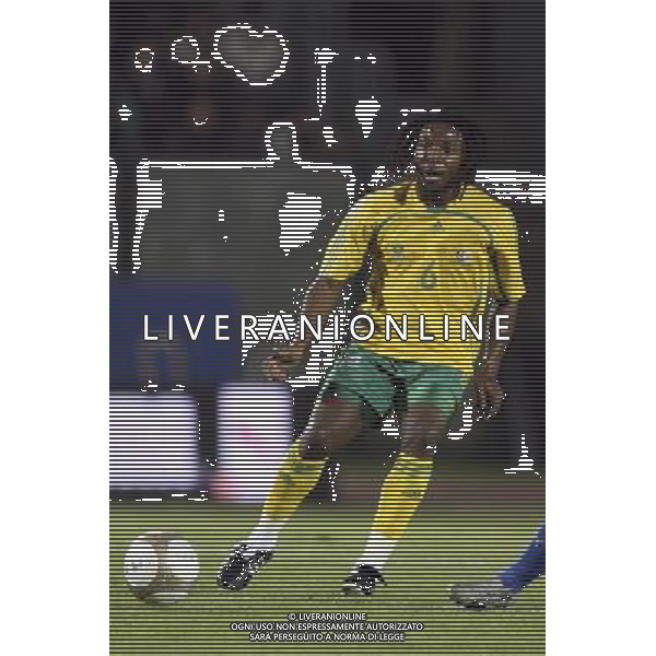 SIENA, 17 OTTOBRE 2007 CALCIO AMICHEVOLE ITALIA SUD AFRICA NELLA FOTO: MACBETH SIBAYA FOTO AG. A. LIVERANI