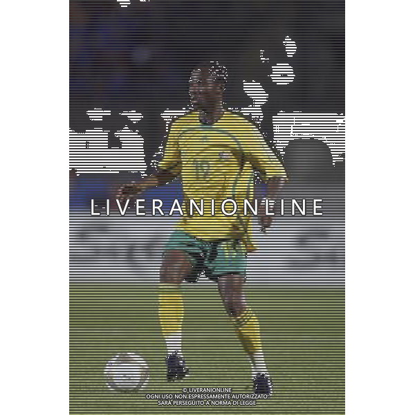 SIENA, 17 OTTOBRE 2007 CALCIO AMICHEVOLE ITALIA SUD AFRICA NELLA FOTO: TEKO MODISE FOTO AG. A. LIVERANI