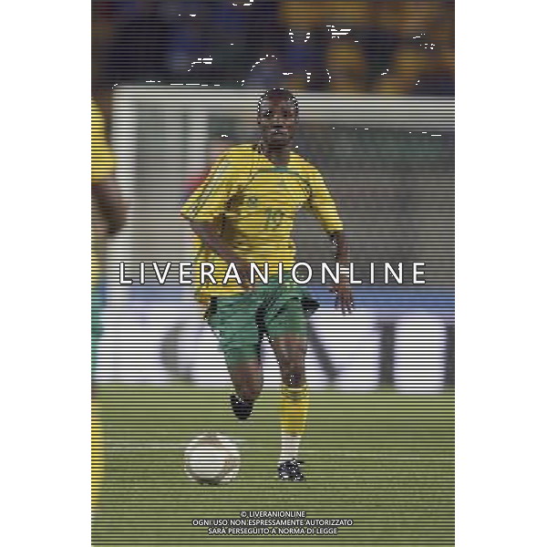 SIENA, 17 OTTOBRE 2007 CALCIO AMICHEVOLE ITALIA SUD AFRICA NELLA FOTO: TEKO MODISE FOTO AG. A. LIVERANI