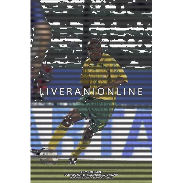 SIENA, 17 OTTOBRE 2007 CALCIO AMICHEVOLE ITALIA SUD AFRICA NELLA FOTO: CYRIL NZAMA FOTO AG. A. LIVERANI