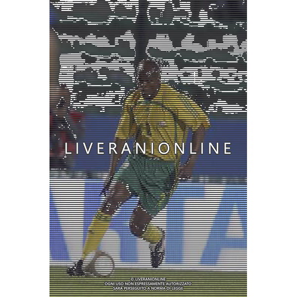 SIENA, 17 OTTOBRE 2007 CALCIO AMICHEVOLE ITALIA SUD AFRICA NELLA FOTO: CYRIL NZAMA FOTO AG. A. LIVERANI