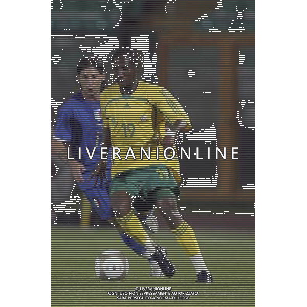 SIENA, 17 OTTOBRE 2007 CALCIO AMICHEVOLE ITALIA SUD AFRICA NELLA FOTO: TEKO MODISE FOTO AG. A. LIVERANI