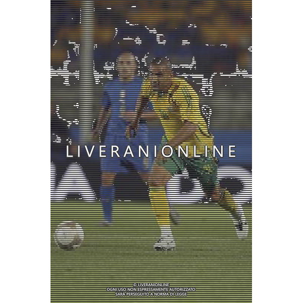 SIENA, 17 OTTOBRE 2007 CALCIO AMICHEVOLE ITALIA SUD AFRICA NELLA FOTO: DELRON BUCKLEY FOTO AG. A. LIVERANI