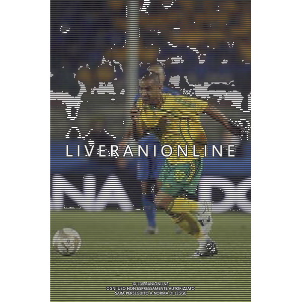 SIENA, 17 OTTOBRE 2007 CALCIO AMICHEVOLE ITALIA SUD AFRICA NELLA FOTO: DELRON BUCKLEY FOTO AG. A. LIVERANI