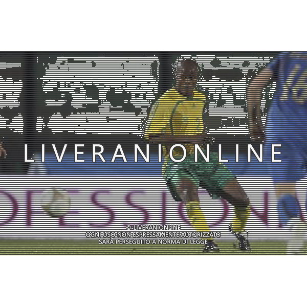 SIENA, 17 OTTOBRE 2007 CALCIO AMICHEVOLE ITALIA SUD AFRICA NELLA FOTO: CYRIL NZAMA FOTO AG. A. LIVERANI