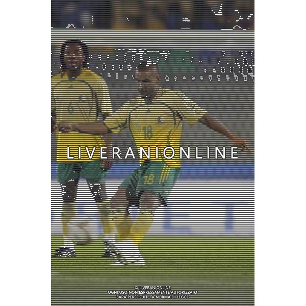 SIENA, 17 OTTOBRE 2007 CALCIO AMICHEVOLE ITALIA SUD AFRICA NELLA FOTO: DELRON BUCKLEY FOTO AG. A. LIVERANI