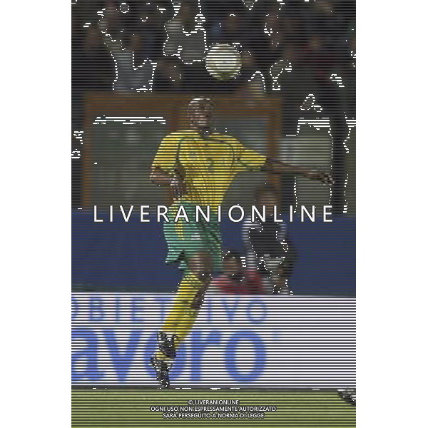 SIENA, 17 OTTOBRE 2007 CALCIO AMICHEVOLE ITALIA SUD AFRICA NELLA FOTO: CYRIL NZAMA FOTO AG. A. LIVERANI