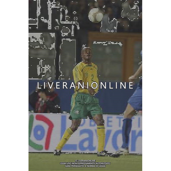 SIENA, 17 OTTOBRE 2007 CALCIO AMICHEVOLE ITALIA SUD AFRICA NELLA FOTO: CYRIL NZAMA FOTO AG. A. LIVERANI