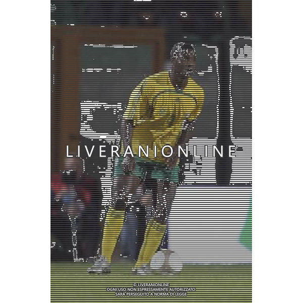 SIENA, 17 OTTOBRE 2007 CALCIO AMICHEVOLE ITALIA SUD AFRICA NELLA FOTO: AARON MOKOENA FOTO AG. A. LIVERANI