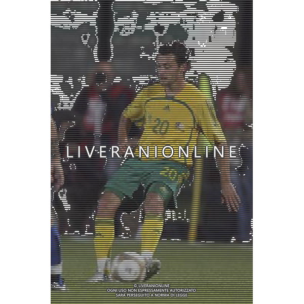 SIENA, 17 OTTOBRE 2007 CALCIO AMICHEVOLE ITALIA SUD AFRICA NELLA FOTO: BRETT EVANS FOTO AG. A. LIVERANI