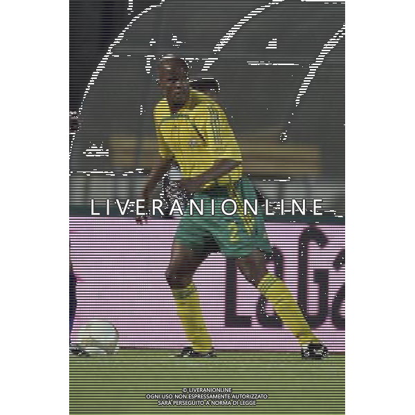 SIENA, 17 OTTOBRE 2007 CALCIO AMICHEVOLE ITALIA SUD AFRICA NELLA FOTO: CYRIL NZAMA FOTO AG. A. LIVERANI