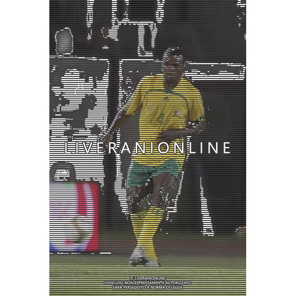 SIENA, 17 OTTOBRE 2007 CALCIO AMICHEVOLE ITALIA SUD AFRICA NELLA FOTO: AARON MOKOENA FOTO AG. A. LIVERANI