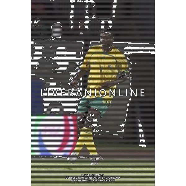 SIENA, 17 OTTOBRE 2007 CALCIO AMICHEVOLE ITALIA SUD AFRICA NELLA FOTO: AARON MOKOENA FOTO AG. A. LIVERANI