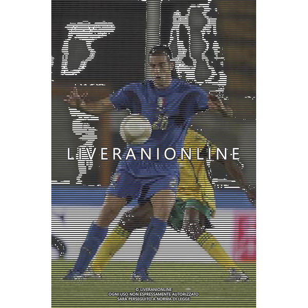 SIENA, 17 OTTOBRE 2007 CALCIO AMICHEVOLE ITALIA SUD AFRICA NELLA FOTO: CRISTIANO LUCARELLI FOTO AG. A. LIVERANI