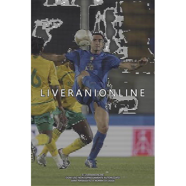 SIENA, 17 OTTOBRE 2007 CALCIO AMICHEVOLE ITALIA SUD AFRICA NELLA FOTO: CRISTIANO LUCARELLI FOTO AG. A. LIVERANI