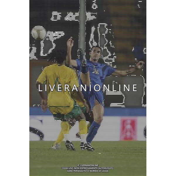 SIENA, 17 OTTOBRE 2007 CALCIO AMICHEVOLE ITALIA SUD AFRICA NELLA FOTO: CRISTIANO LUCARELLI FOTO AG. A. LIVERANI