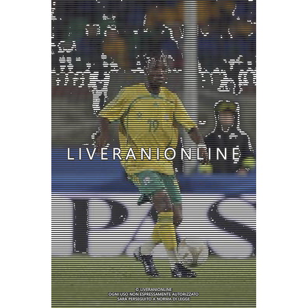 SIENA, 17 OTTOBRE 2007 CALCIO AMICHEVOLE ITALIA SUD AFRICA NELLA FOTO: TEKO MODISE FOTO AG. A. LIVERANI