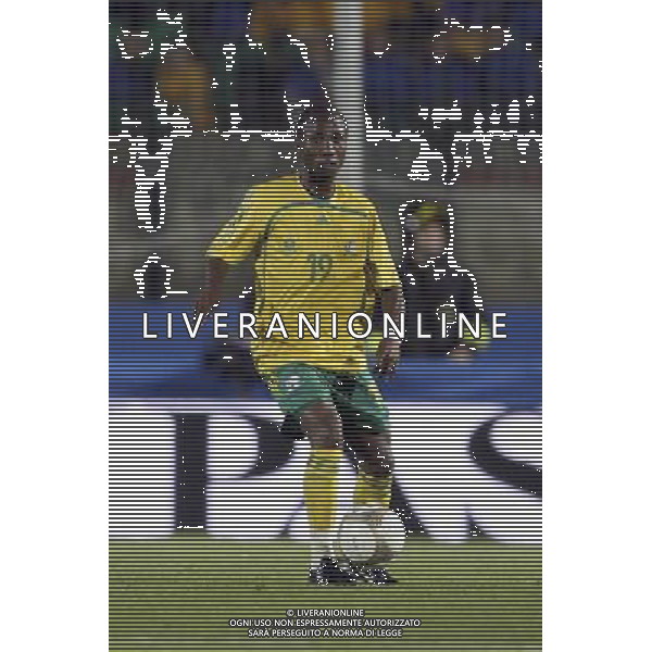 SIENA, 17 OTTOBRE 2007 CALCIO AMICHEVOLE ITALIA SUD AFRICA NELLA FOTO: TEKO MODISE FOTO AG. A. LIVERANI