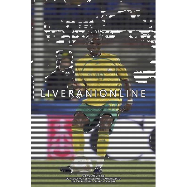 SIENA, 17 OTTOBRE 2007 CALCIO AMICHEVOLE ITALIA SUD AFRICA NELLA FOTO: TEKO MODISE FOTO AG. A. LIVERANI