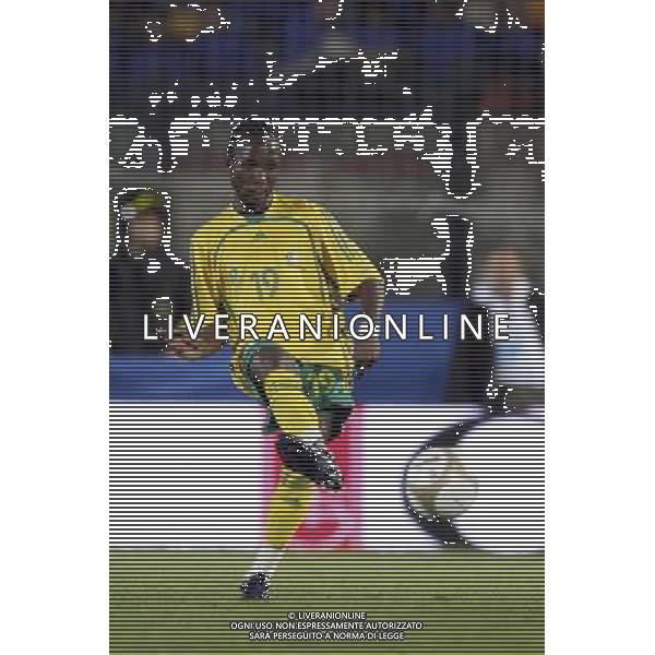 SIENA, 17 OTTOBRE 2007 CALCIO AMICHEVOLE ITALIA SUD AFRICA NELLA FOTO: TEKO MODISE FOTO AG. A. LIVERANI