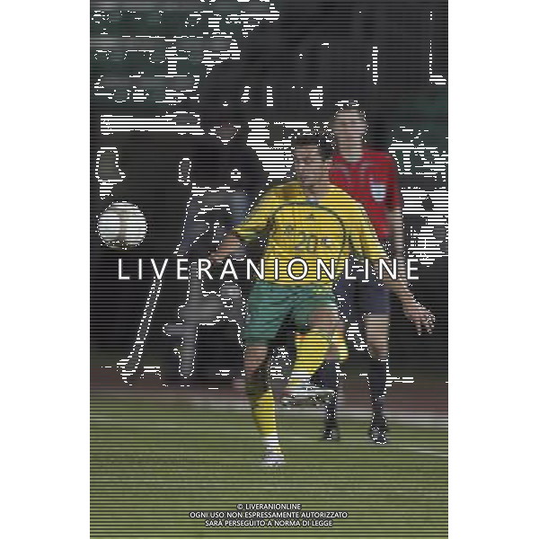 SIENA, 17 OTTOBRE 2007 CALCIO AMICHEVOLE ITALIA SUD AFRICA NELLA FOTO: BRETT EVANS FOTO AG. A. LIVERANI