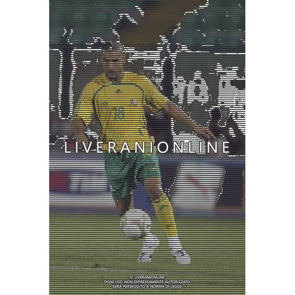 SIENA, 17 OTTOBRE 2007 CALCIO AMICHEVOLE ITALIA SUD AFRICA NELLA FOTO: DELRON BUCKLEY FOTO AG. A. LIVERANI