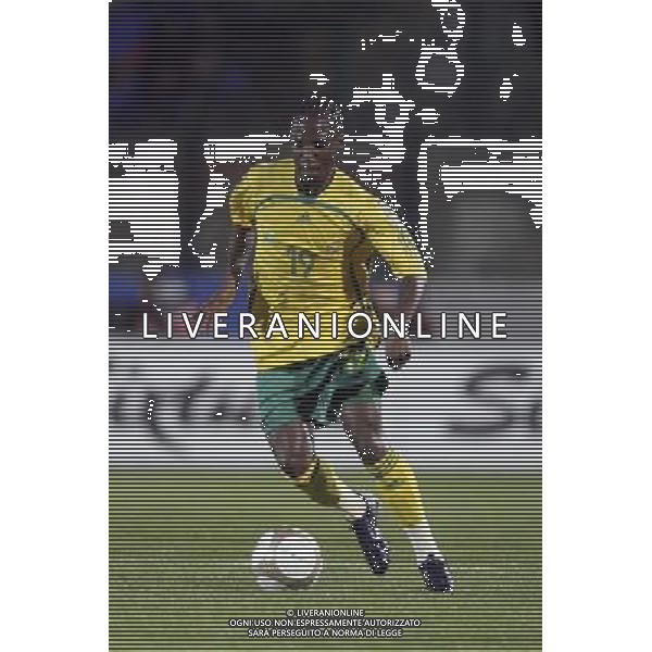 SIENA, 17 OTTOBRE 2007 CALCIO AMICHEVOLE ITALIA SUD AFRICA NELLA FOTO: TEKO MODISE FOTO AG. A. LIVERANI