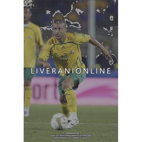 SIENA, 17 OTTOBRE 2007 CALCIO AMICHEVOLE ITALIA SUD AFRICA NELLA FOTO: DELRON BUCKLEY FOTO AG. A. LIVERANI