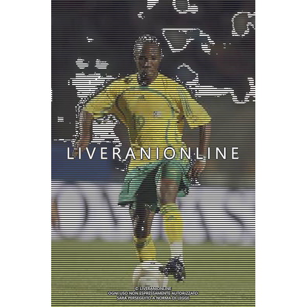 SIENA, 17 OTTOBRE 2007 CALCIO AMICHEVOLE ITALIA SUD AFRICA NELLA FOTO: TEKO MODISE FOTO AG. A. LIVERANI