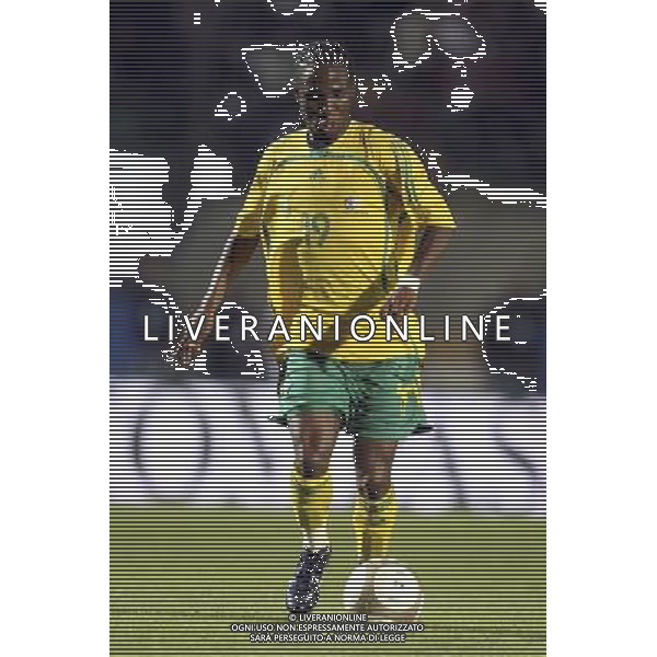 SIENA, 17 OTTOBRE 2007 CALCIO AMICHEVOLE ITALIA SUD AFRICA NELLA FOTO: TEKO MODISE FOTO AG. A. LIVERANI