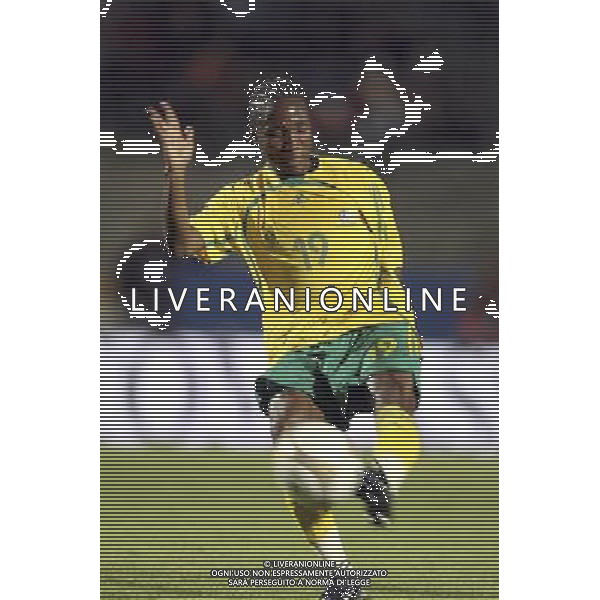 SIENA, 17 OTTOBRE 2007 CALCIO AMICHEVOLE ITALIA SUD AFRICA NELLA FOTO: TEKO MODISE FOTO AG. A. LIVERANI