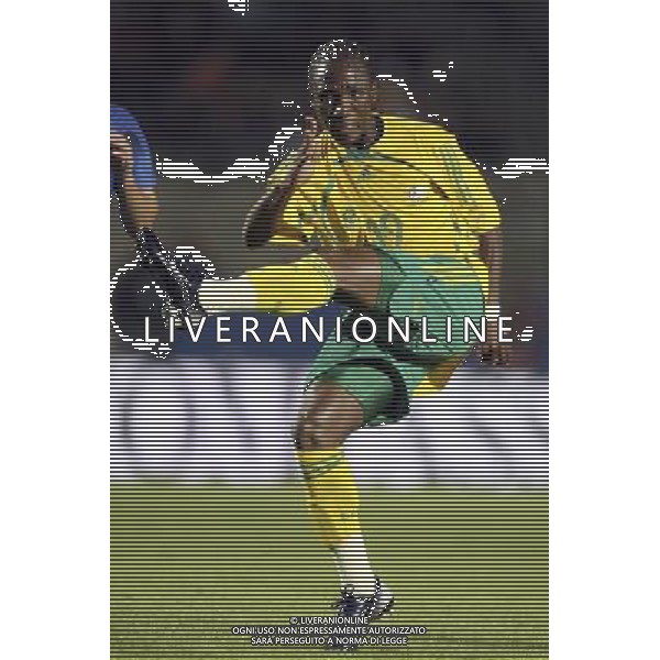 SIENA, 17 OTTOBRE 2007 CALCIO AMICHEVOLE ITALIA SUD AFRICA NELLA FOTO: TEKO MODISE FOTO AG. A. LIVERANI