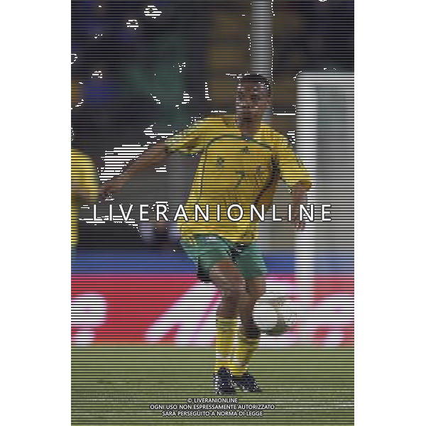 SIENA, 17 OTTOBRE 2007 CALCIO AMICHEVOLE ITALIA SUD AFRICA NELLA FOTO: SIYABONGA NKOSI FOTO AG. A. LIVERANI