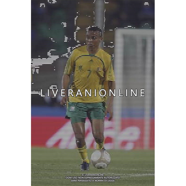 SIENA, 17 OTTOBRE 2007 CALCIO AMICHEVOLE ITALIA SUD AFRICA NELLA FOTO: SIYABONGA NKOSI FOTO AG. A. LIVERANI