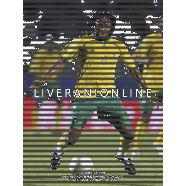 SIENA, 17 OTTOBRE 2007 CALCIO AMICHEVOLE ITALIA SUD AFRICA NELLA FOTO: MACBETH SIBAYA FOTO AG. A. LIVERANI