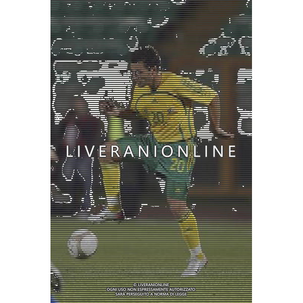 SIENA, 17 OTTOBRE 2007 CALCIO AMICHEVOLE ITALIA SUD AFRICA NELLA FOTO: BRETT EVANS FOTO AG. A. LIVERANI