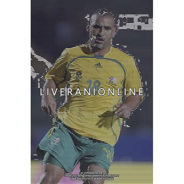 SIENA, 17 OTTOBRE 2007 CALCIO AMICHEVOLE ITALIA SUD AFRICA NELLA FOTO: DELRON BUCKLEY FOTO AG. A. LIVERANI