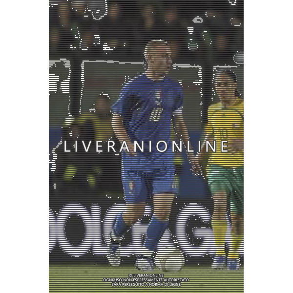 SIENA, 17 OTTOBRE 2007 CALCIO AMICHEVOLE ITALIA SUD AFRICA NELLA FOTO: DANIELE DE ROSSI FOTO AG. A. LIVERANI