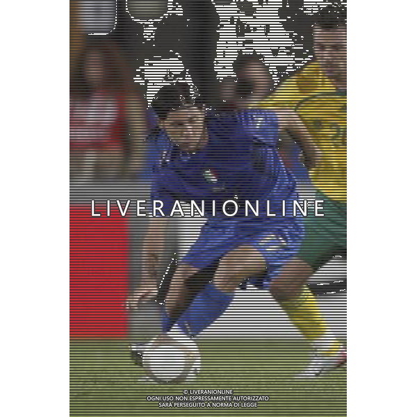 SIENA, 17 OTTOBRE 2007 CALCIO AMICHEVOLE ITALIA SUD AFRICA NELLA FOTO: PASQUALE FOGGIA FOTO AG. A. LIVERANI