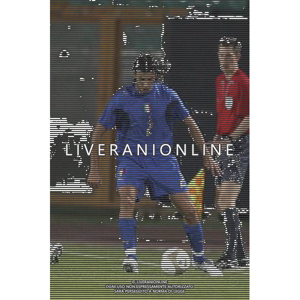 SIENA, 17 OTTOBRE 2007 CALCIO AMICHEVOLE ITALIA SUD AFRICA NELLA FOTO: CRISTIAN ZACCARDO FOTO AG. A. LIVERANI