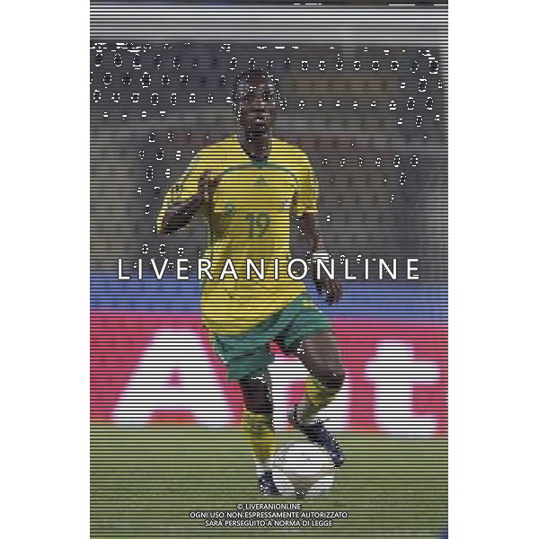 SIENA, 17 OTTOBRE 2007 CALCIO AMICHEVOLE ITALIA SUD AFRICA NELLA FOTO: TEKO MODISE FOTO AG. A. LIVERANI