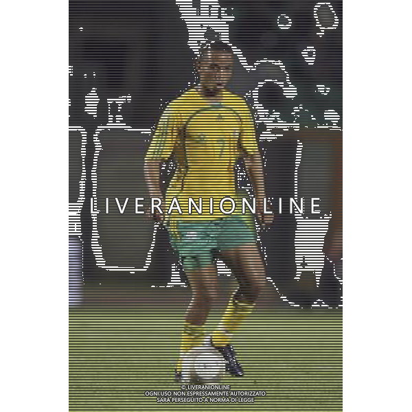 SIENA, 17 OTTOBRE 2007 CALCIO AMICHEVOLE ITALIA SUD AFRICA NELLA FOTO: SIYABONGA NKOSI FOTO AG. A. LIVERANI