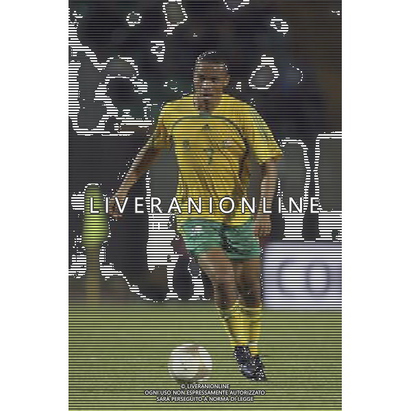 SIENA, 17 OTTOBRE 2007 CALCIO AMICHEVOLE ITALIA SUD AFRICA NELLA FOTO: SIYABONGA NKOSI FOTO AG. A. LIVERANI