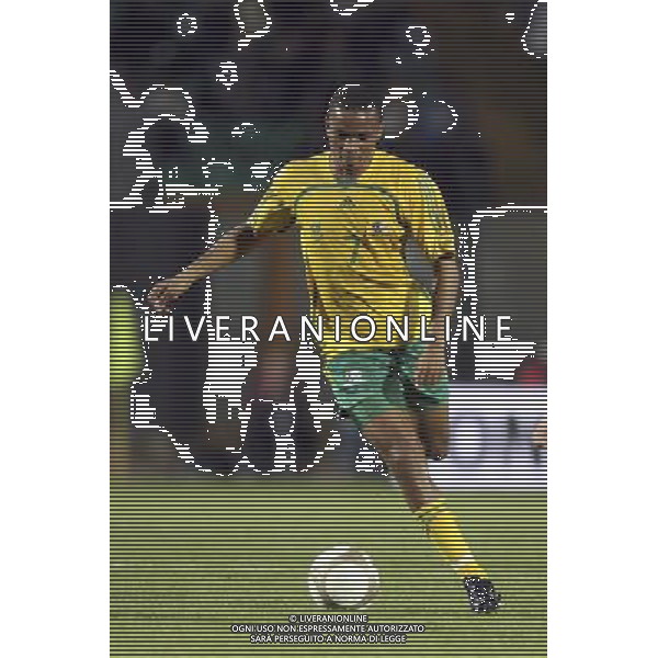 SIENA, 17 OTTOBRE 2007 CALCIO AMICHEVOLE ITALIA SUD AFRICA NELLA FOTO: SIYABONGA NKOSI FOTO AG. A. LIVERANI