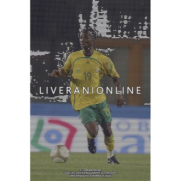 SIENA, 17 OTTOBRE 2007 CALCIO AMICHEVOLE ITALIA SUD AFRICA NELLA FOTO: TEKO MODISE FOTO AG. A. LIVERANI