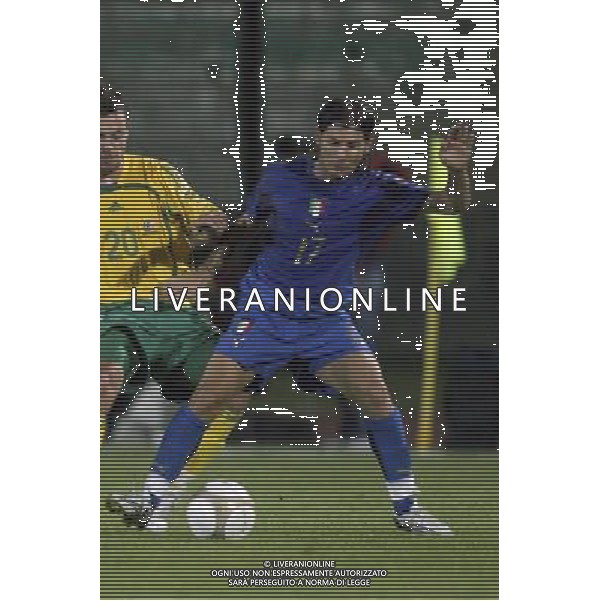 SIENA, 17 OTTOBRE 2007 CALCIO AMICHEVOLE ITALIA SUD AFRICA NELLA FOTO: PASQUALE FOGGIA FOTO AG. A. LIVERANI