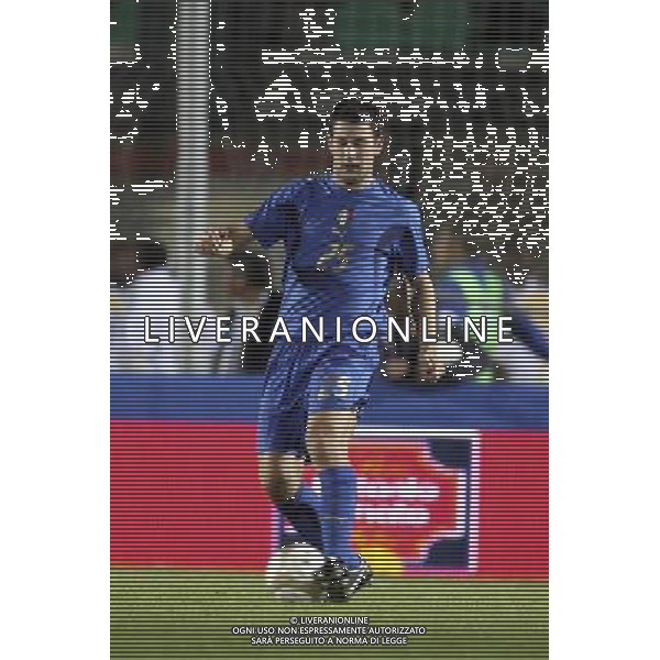 SIENA, 17 OTTOBRE 2007 CALCIO AMICHEVOLE ITALIA SUD AFRICA NELLA FOTO: DANIELE BONERA FOTO AG. A. LIVERANI