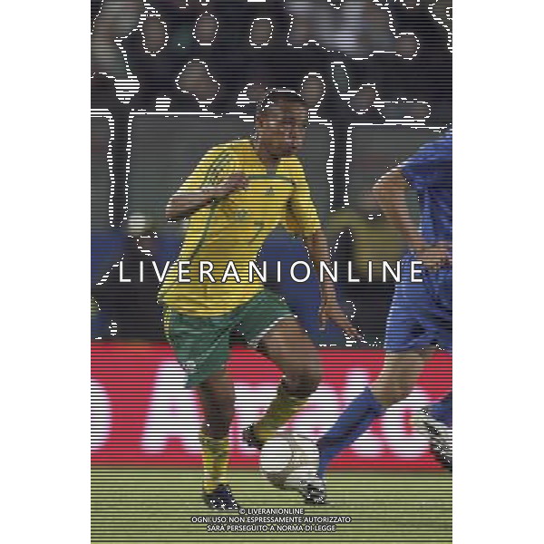 SIENA, 17 OTTOBRE 2007 CALCIO AMICHEVOLE ITALIA SUD AFRICA NELLA FOTO: SIYABONGA NKOSI FOTO AG. A. LIVERANI